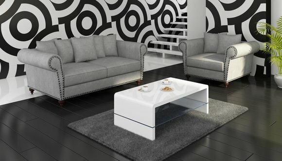 Textil Stoff Velour XXL Big Sofa 4 Sitz Polster Sofagarnitur Sofort von JVmoebel
