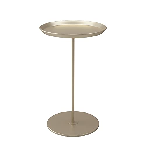 Couchtisch -Sofa Seitenisch Kleiner runder Tisch Mobile Nachttisch Kleiner Couchtisch Wohnzimmer Hinternetisch (Größe: Medium) vorhanden von JWBXFYXW