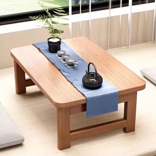 Faltbarer japanischer Fußboden Esstisch kompakt niedriger Tisch für kleine Räume Chabudai Couchtisch für Wohnzimmer und Empfang Stilvoller Dekor Größe: 60x40x35 cm Primärfarbe Faltbarer japanischer Fußboden Esstisch kompakt niedriger Tisch für kleine Räume Chabudai Couchtisch für Wohnzimmer und Empfang Stilvoller Dekor Größe: 60x40x35 cm Primärfarbe von JWBXFYXW