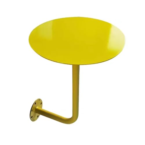 JWBXFYXW Buntes Wand montiert runden Tisch für Kaffeecafé Kleine Arbeitsplatte Aufseite Table Halterdekor gegen Wand von JWBXFYXW