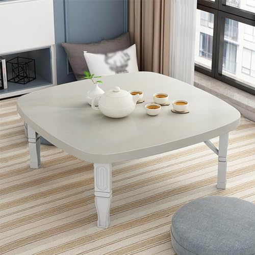 JWBXFYXW Japanischer Holzklapptisch tragbarer niedriger Couchtisch für Bodensitze Kleiner Picknick -Esstisch für Wohnzimmer und Gebrauch im Freien (31x14 Zoll 80 x 35 cm) von JWBXFYXW
