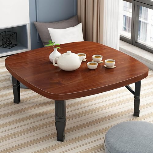 JWBXFYXW Japanischer Klapptisch tragbarer hölzerner Couchtisch Tisch Tee Tisch für ESS- und Picknicks kompakt 70x35 cm (28x14 Zoll) Perfekt für Wohnzimmer und Außengebrauch von JWBXFYXW