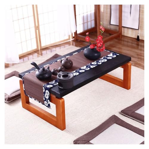 JWBXFYXW Klapper Holz Esstisch - Niedriger Couchtisch für Meditation Kotatsu Boden sitzender Seiten Schreibtisch Laptop Tisch - kompakt 70 x 45 x 30 cm für Wohnzimmer & Schlafzimmer von JWBXFYXW