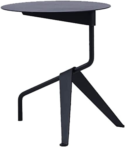 JWBXFYXW Kleiner Tisch runder Beistelltisch Home Creative Metallrahmen Kleiner Endtisch Nachttisch Kaffeetische Wohnzimmertische vorhanden von JWBXFYXW