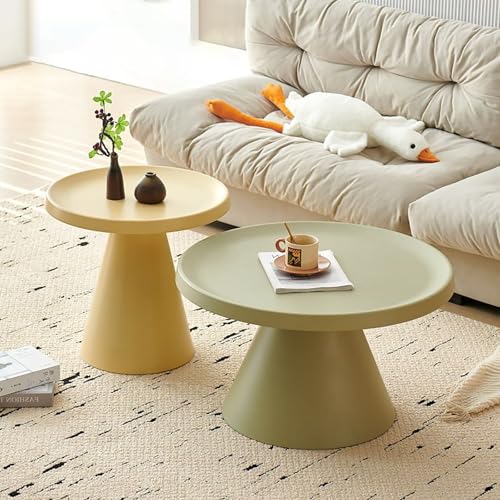 JWBXFYXW Moderner Nistkaffeetisch Set aus 2 runden Sockel -Kaffeetische Multifunktional Tische für Wohnzimmer und Esszimmer stilvolles schwarzes Design JWBXFYXW Moderner Nistkaffeetisch Set aus 2 runden Sockel -Kaffeetische Multifunktional Tische für Wohnzimmer und Esszimmer stilvolles schwarzes Design von JWBXFYXW