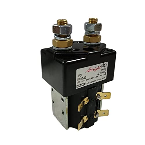 Gabelstapler Palettenstapler Golfwagen normalerweise offenes Relais SW80-65 24 V 125 A Schütz SW80 24 Volt 125 A Ersatz Albright SW80-6 Magnetschalter Gabelstapler Palettenstapler Golfwagen normalerweise offenes Relais SW80-65 24 V 125 A Schütz SW80 24 Volt 125 A Ersatz Albright SW80-6 Magnetschalter von JWDAWN