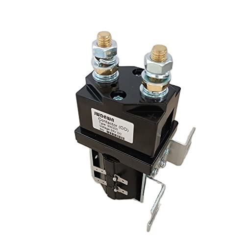 JWDAWN Normalerweise offenes Relais SW200 24 V 400 A Schütz, Ersatz für Albright SW200-336 SW200-281 SW200N-494, 24 V, 400 A, einpoliger einpoliger Magnetschalter JWDAWN Normalerweise offenes Relais SW200 24 V 400 A Schütz, Ersatz für Albright SW200-336 SW200-281 SW200N-494, 24 V, 400 A, einpoliger einpoliger Magnetschalter von JWDAWN