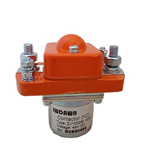 JWDAWN ZJ100 ZJ100DB 100A NC (Normally Close) Elektromagnetische Relais 12V 24V 36V 48V 72V 80V DC Contactor 12 24 36 48 72 80 Volt 100 Amp (ZJ100DB 48V) von JWDAWN