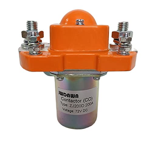 JWDAWN ZJ200 ZJ200D 200A NO (Normally Open) Elektromagnetische Relais 12V 24V 36V 48V 72V 80V DC Contactor 12 24 36 48 72 80 Volt 200 Amp (Coil 72V) von JWDAWN