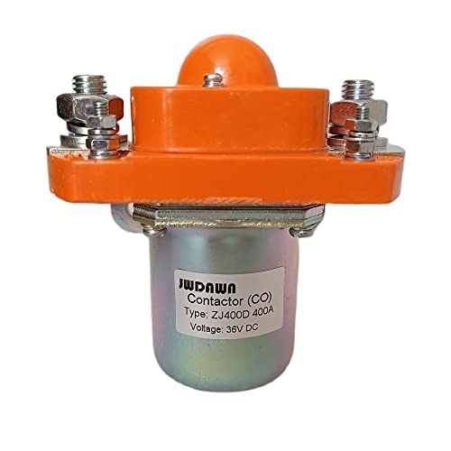 JWDAWN ZJ400 ZJ400D 400A NO (Normally Open) Elektromagnetische Relais 12V 24V 36V 48V 72V 80V DC Contactor 12 24 36 48 72 80 Volt 400 Ampere (Coil 36V) von JWDAWN