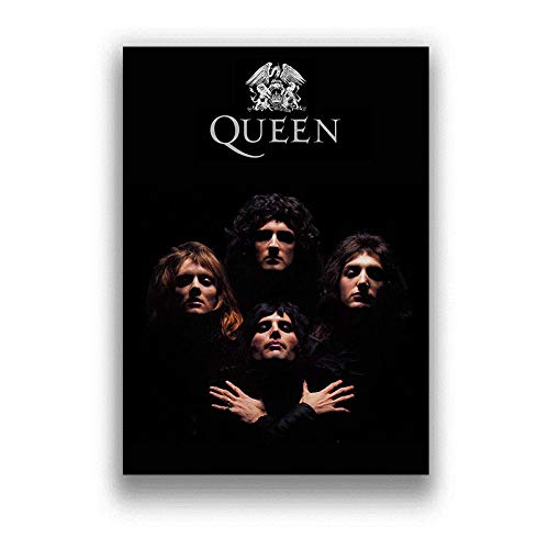 JWJQTLD Leinwanddruck Queen Band Art Poster Poster Und Drucke Wandbild Leinwand Malerei Wandkunst Zimmer Home Decoration, 30X40Cm No Frame von JWJQTLD