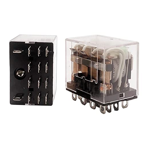 10 STÜCKE LY4NJ Allgemeines Elektromagnetisches Zwischenrelais HH64P Mini-Relais 14Pin AC10A 250 V mit LED DC12/24 V AC220V Silberkontakte von JWLINRKS