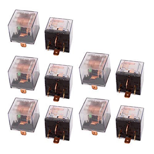 DC 12 V 100 A 4 Pins SPST Klar Shell Grünes Licht Auto Automotive Alarm Relais 10 stücke von JWLINRKS