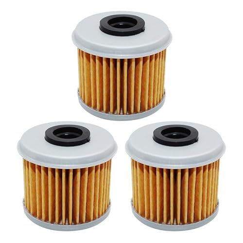 JWLYGMD Motocicleta-Teile 1/3/6 stücke Motorrad Motoröl Filter for CRF150F CRF150R CRF250R CRF 250R CRF250X CRF450R CRF 450R CRF450X CRF 450X 04-16(3 Pieces Yellow) von JWLYGMD