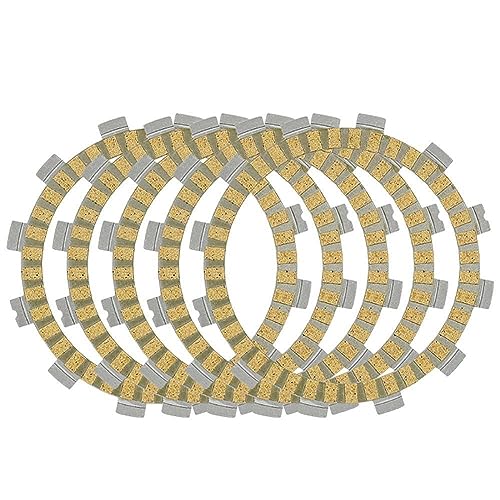 JWLYGMD Motocicleta-Teile 5PCS Motorrad Motor Teile Kupplung Reibung Platten Kit for RG80C RM80 RC11 RC12A TS80X RM85 DR125SM TS125ER TS1252 von JWLYGMD