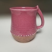 Sandtasse - Rosa Glanz & Braun-Roter Sand von JWNCeramics