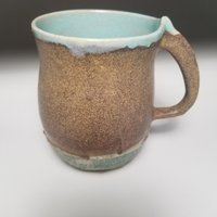 Sandtasse - Stein, Sand & Grün von JWNCeramics