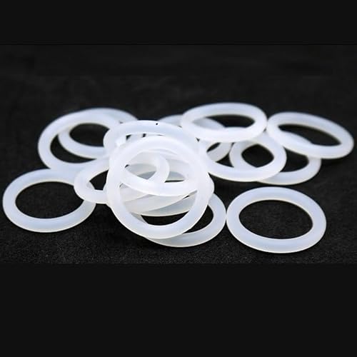 10/50 Stück VMQ Lebensmittelqualität weiße Silikonringdichtung CS 2 mm wasserdichte Unterlegscheibe Gummi Silikondichtung Gummi-O-Ring Außendurchmesser 5 ~ 80 mm ( Color : 50pcs , Size : OD 45mm CS 2m 10/50 Stück VMQ Lebensmittelqualität weiße Silikonringdichtung CS 2 mm wasserdichte Unterlegscheibe Gummi Silikondichtung Gummi-O-Ring Außendurchmesser 5 ~ 80 mm ( Color : 50pcs , Size : OD 45mm CS 2m von JWOO