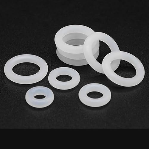10/50 Stück weiße O-Ring-Dichtung aus lebensmittelechtem Silikon CS 4 mm wasserdichte Unterlegscheibe Runde O-Form VMQ O-Ringe Silikonring Außendurchmesser 12 ~ 150 mm ( Color : 10Pcs , Size : OD 25MM 10/50 Stück weiße O-Ring-Dichtung aus lebensmittelechtem Silikon CS 4 mm wasserdichte Unterlegscheibe Runde O-Form VMQ O-Ringe Silikonring Außendurchmesser 12 ~ 150 mm ( Color : 10Pcs , Size : OD 25MM von JWOO