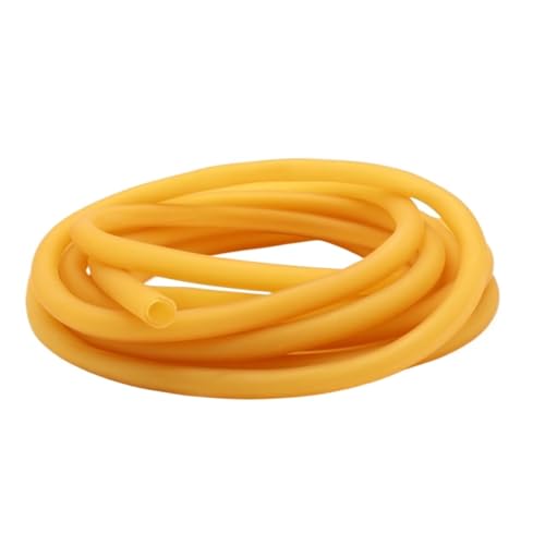 1M Gelbe Naturlatex-Gummischläuche 1,6 2 3 4 5 6 7 9 10 12 14 17 mm Hochelastisches elastisches Rohr(10mm*14mm) von JWOO