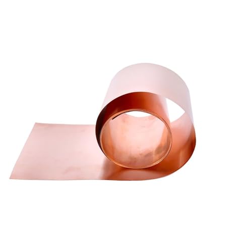 1M T2 Reines Kupferblech Streifen 0,01-0,06mm Ultra-dünne Kupferfolie Dicke Platte Erdung Leitfähigen Kühlkörper(0.01x100x1000mm) von JWOO