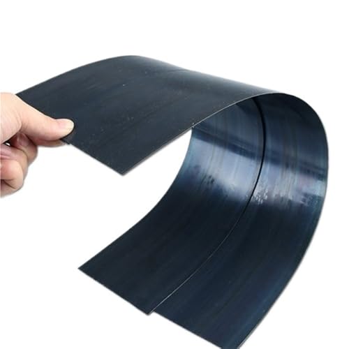 Federstahl-Unterlegscheibendicke 0,1 0,15 0,2 0,3 0,4 0,5 0,6 mm 65 mn Federstahlblech Manganstahlplattenverarbeitung 1 Stück(0.15x125x1000) von JWOO
