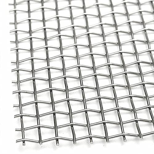 JWOO 30 x 30 cm Siebplatte, Filterdrahtgeflecht aus Edelstahl, gewebtes Metalldrahtgeflecht, Maschenweite 4-400, zur Reparatur und Befestigung des Metallvorderteils(8) von JWOO