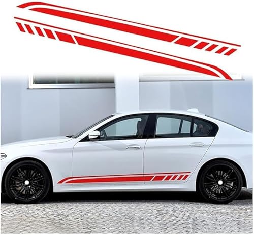 Autoaufkleber Für VW CC TROC Bora Jetta Golf Golf GTI TCross Auto Styling Karosserie Seitenaufkleber Dekoration Streifen Zubehör Grafische Aufkleber,C-red Autoaufkleber Für VW CC TROC Bora Jetta Golf Golf GTI TCross Auto Styling Karosserie Seitenaufkleber Dekoration Streifen Zubehör Grafische Aufkleber,C-red von JWOZQ