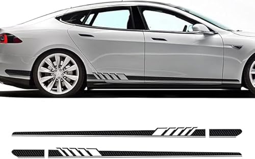 JWOZQ Autoaufkleber Für Tesla Model S 2012-2017 2018-2022 Auto Styling Karosserie Seitenaufkleber Dekoration Streifen Zubehör Grafische Aufkleber,A-Black JWOZQ Autoaufkleber Für Tesla Model S 2012-2017 2018-2022 Auto Styling Karosserie Seitenaufkleber Dekoration Streifen Zubehör Grafische Aufkleber,A-Black von JWOZQ