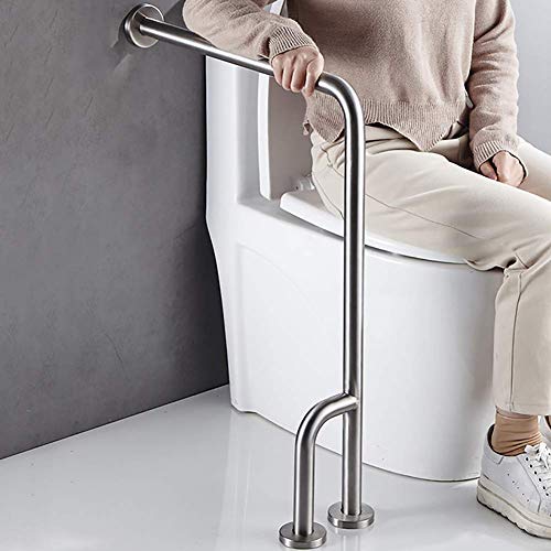 Badgeländer WC-Handläufe Sicherheitsbehinderung Badbretthalterung, Toilettengeländer Griffe für behinderte und ältere Menschen (Farbe: links) () von JWQPAD