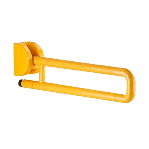 Handläufe Griffe Sicherheitsstütze Faltbare Toilettenhalterung Edelstahl Handlauf für behinderte Menschen Tragbare Nylon Kommode in L Form von JWQPAD