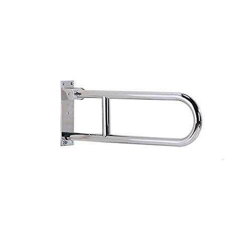 Handläufe Griffe Sicherheitsunterstützung Handläufe Edelstahl Faltbare Badgeländer Wand montierbar, Toilettenwannehalterung Balance Duschhalterung für Star-Halter von JWQPAD