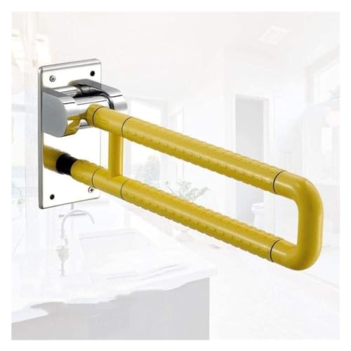 Handlauf Badezimmer Badewanne Handtuchhalter Faltbare Halterung Handlauf, WC U-förmige Handläufe Wandmontage Handlauf Badezimmer Dusche Rutschfest von JWQPAD