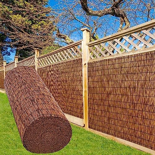 JWQPAD Bambuszaun für Terrasse und Garten, 91 x 800 cm, ideal zur Dekoration des Hofes und zur Verbesserung der Privatsphäre. von JWQPAD