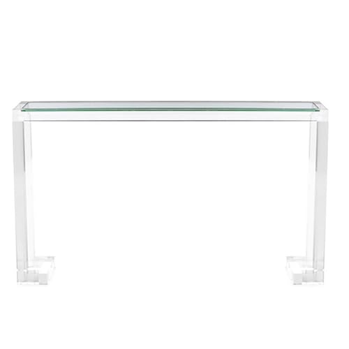 Konsolentische Flurtisch Konsolentisch Acryl Buffetschrank Eingangstisch für Flur Eingang Wohnzimmer Flur Flur Büro von JWQPAD