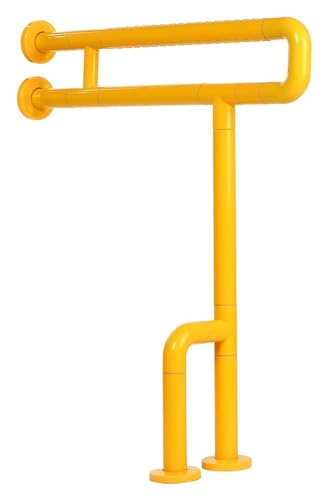 Wettbewerbs-WC. für ältere Menschen WC Behinderte Dusche Handlauf Starke Halterung für ältere Schwangere Badgeländer (natur 60cm x 70cm) von JWQPAD