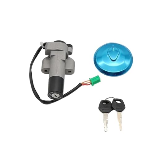 3 Drähte Motorrad Zündschloss Sperrschlüssel Kappe Kappe Abdeckung Schloss Fit for GN125-2F GN 125cc von JWRMZX