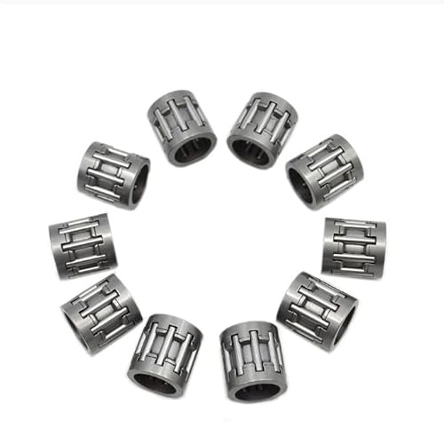 JWRMZX 2 stücke Kolben Nadellager for 1E44F-5 CG520 / BG520 BC520 TL52 52cc Rasenmäher 44-5 Pinsel Cutter Teile 10 × 14 15mm Ersatzteil(5pcs) von JWRMZX