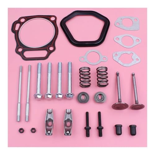 JWRMZX Federhalter-Heber-Kipphebel-Set passend for GX390 13 PS GX 390 Rasenmäher-Motordichtungen Schrauben-Kit Ersatzteil von JWRMZX