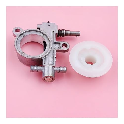 JWRMZX Ölpumpenantriebs-Schneckengetriebesatz passend for chinesische Kettensäge 2500 3800 25cc 38cc Ersatzwerkzeugteil Ersatzteil von JWRMZX