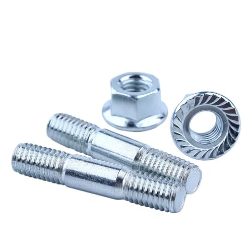 JWRMZX Stangenmuttern und Stangenbolzen/Schrauben passend for Baumr-Ag SX62 62cc for 4500 5200 5800 Benzin-Kettensägen-Werkzeugteil Ersatzteil von JWRMZX