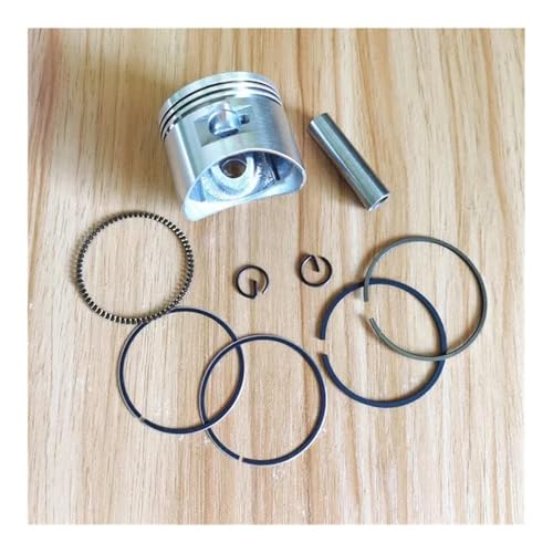 Kolbensatz 42 mm passend for 142F 142FV Motorbaugruppe Kolbenringstift-Clip Roller Wasser Go Cart Rasenmäher Außenboot Service von JWRMZX