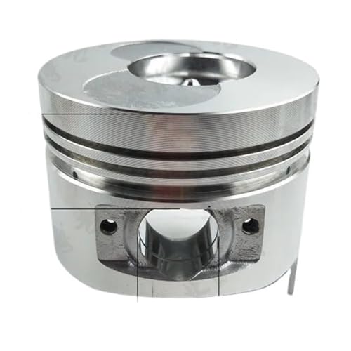 Kolbensatz 86 mm (scharfer Boden) for L100-Dieselmotor, Kolben+Ring+Stift+Clip-Ersatz Service von JWRMZX