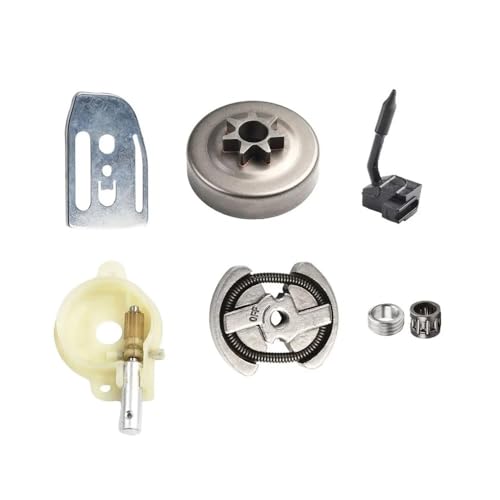Ölpumpe Öler Getriebe Kupplung Trommel Kit Fit for HUSQVARNA-41 136 137 142 141 Kettensäge Power Ausrüstung Zubehör Kettensäge Teile Kit von JWRMZX
