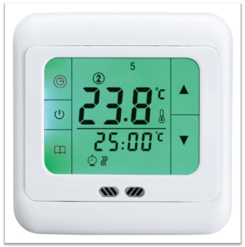 Digitaler Raumthermostat Thermostat Touchscreen Fußbodenheizung 16Ampere von JWS