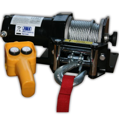 Elektrische ATV Quad Seilwinde Winde 12V 2000Lbs Quadwinde Elektrowinde Seilzug von JWS