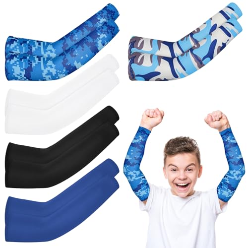 JWTRSVTY 5 Paar Kinder Armstulpen, Anti-UV Kompressions Armstulpe, Sport Armstulpen Kinder, Atmungsaktiv Armstulpen Sommer, Unisex Arm Sleeve Gaming,für 7-11 Jahre Jungen Mädchen Kleinkinder(5 Farben) JWTRSVTY 5 Paar Kinder Armstulpen, Anti-UV Kompressions Armstulpe, Sport Armstulpen Kinder, Atmungsaktiv Armstulpen Sommer, Unisex Arm Sleeve Gaming,für 7-11 Jahre Jungen Mädchen Kleinkinder(5 Farben) von JWTRSVTY
