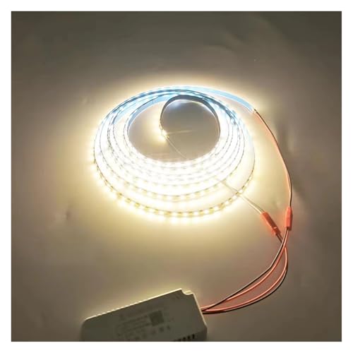 (2 Schweißpunkte) 3 Meter 2835 200D zweifarbiger LED-Lichtstreifen 3000K+6500K (51-60W)(Warm White) von JWVNSKCA