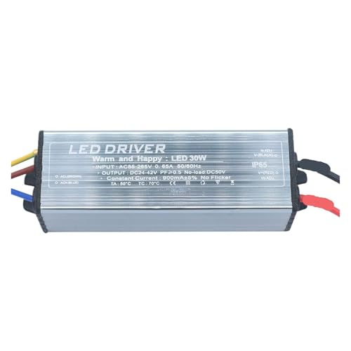 1 STÜCK LED-Treiber Beleuchtungstransformator DC24-42V(30W 900mA) von JWVNSKCA