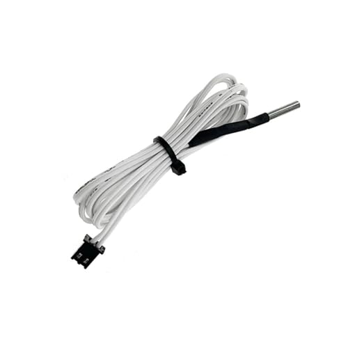 JWVNSKCA 3D-Drucker-Temperatursonde HT-NTC100K Thermistor-Temperatursensor mit hoher Temperaturbeständigkeit von 1 Meter/2 Metern(HT -NTC100K -2 Meters with terminal) von JWVNSKCA